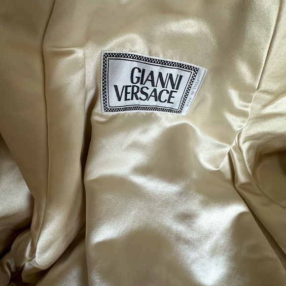 Rare Vintage 90s Gianni Versace Motorcycle Leather Jacket Seen Worn by Prince - Picture 9 of 12